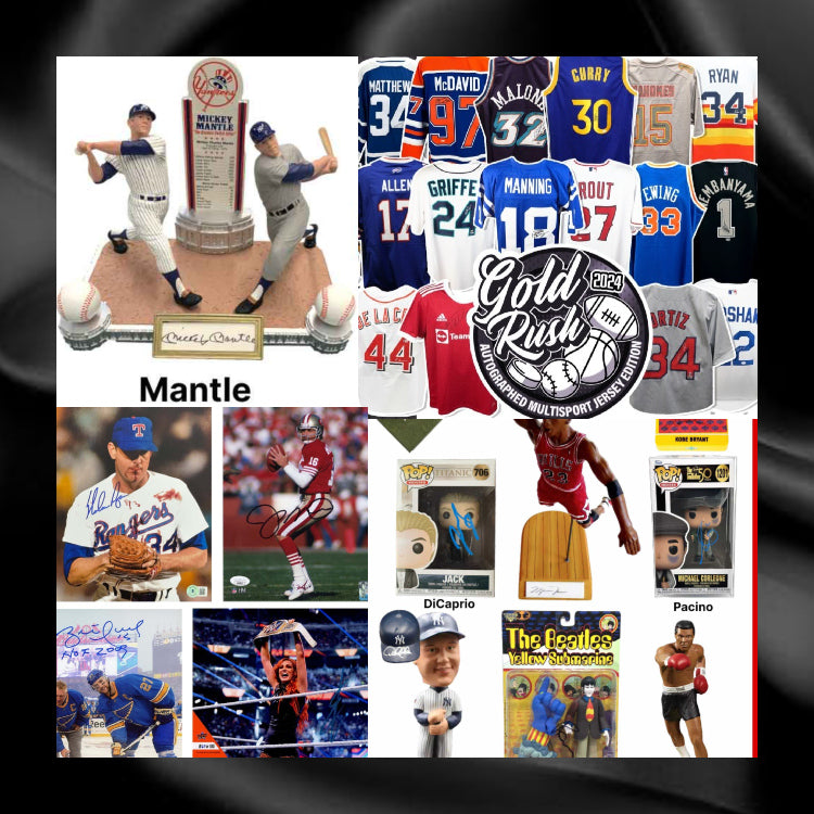 Tuesday 9/2: Multi-Sport: 1 Figurine + 1 Jersey + 1 Photo LIVE BOX BREAK (Random Letter)