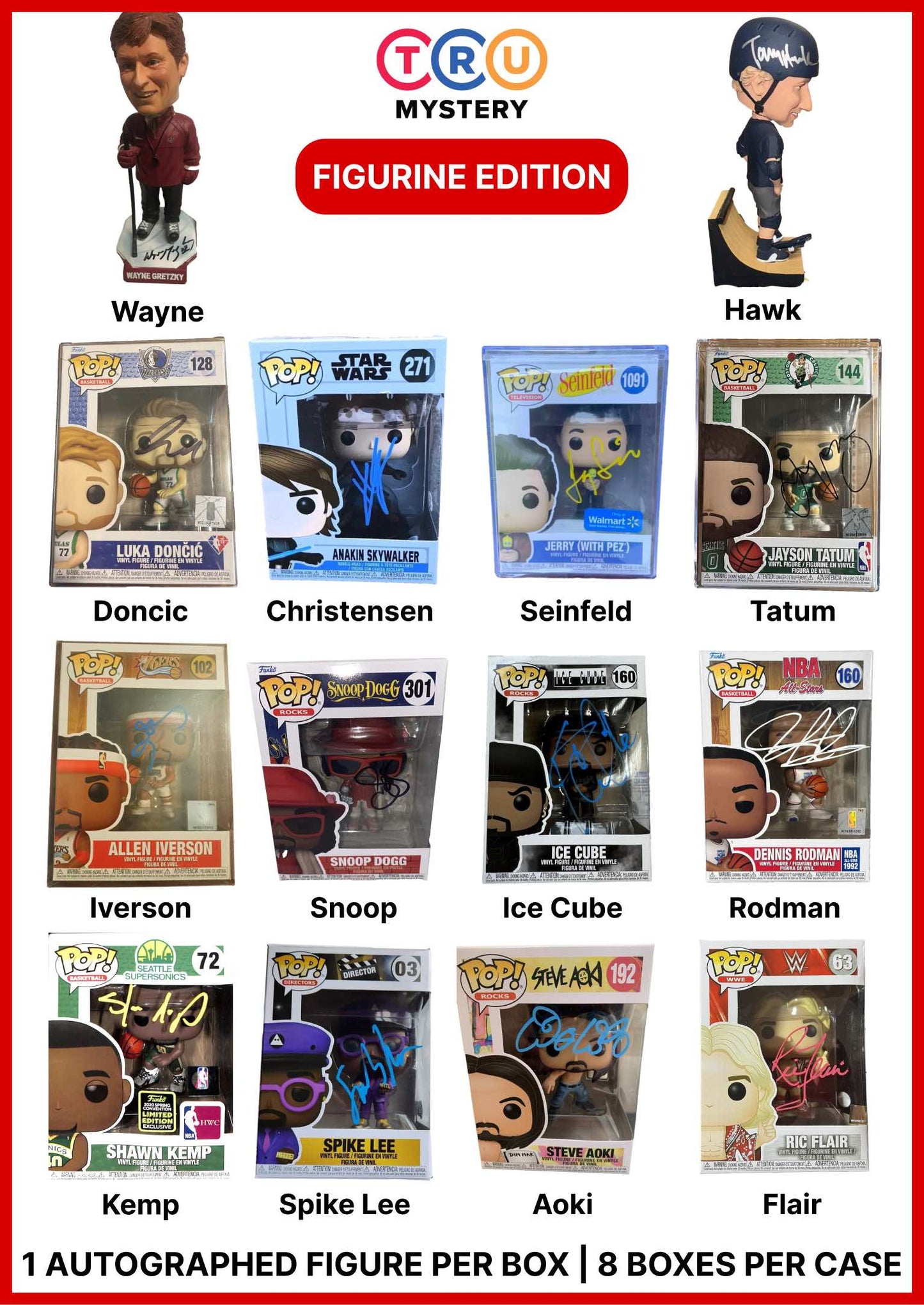 Tuesday 9/2: Multi-Sport: 1 Figurine + 1 Jersey + 1 Photo LIVE BOX BREAK (Random Letter)