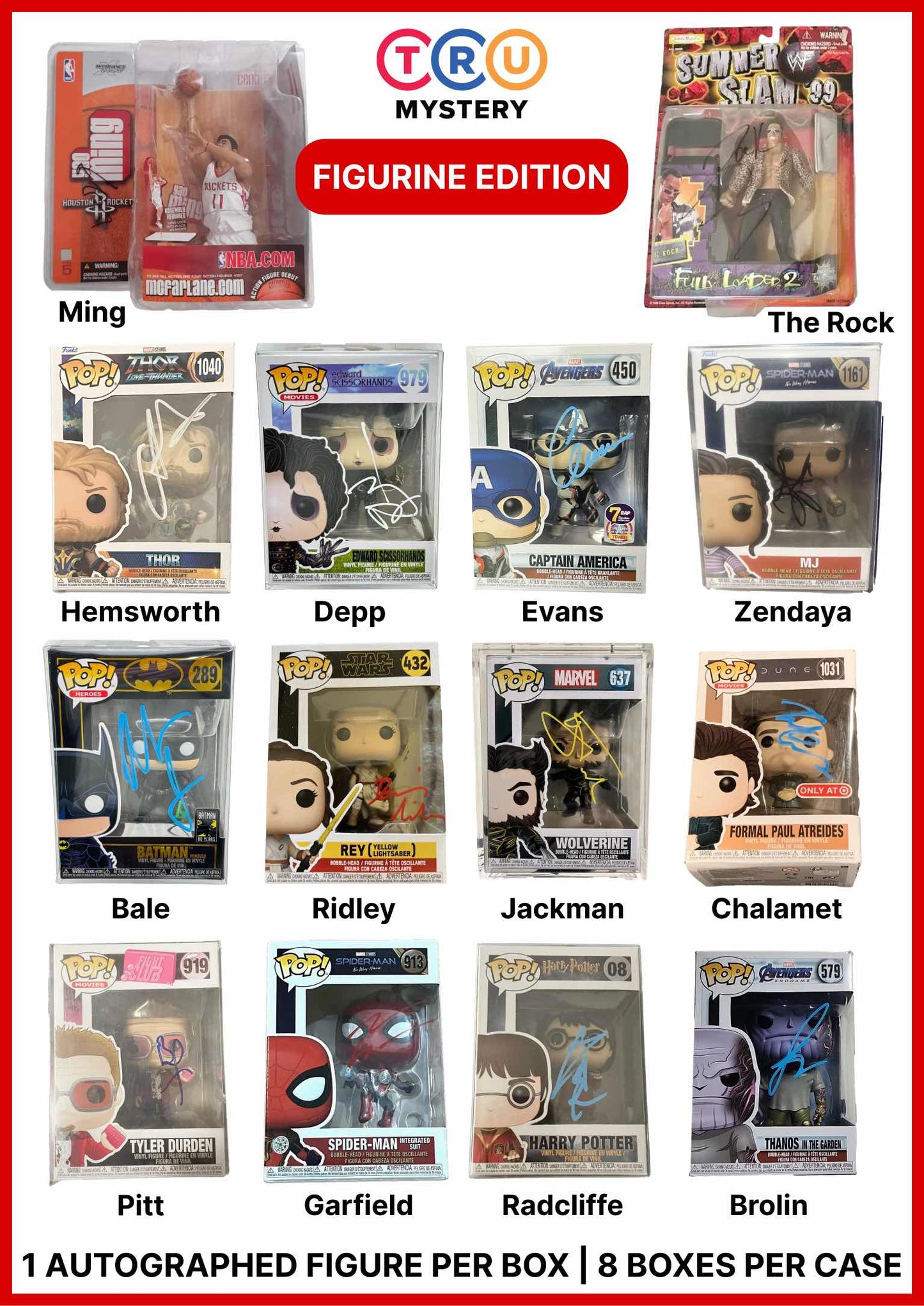 Tuesday 9/2: Multi-Sport: 1 Figurine + 1 Jersey + 1 Photo LIVE BOX BREAK (Random Letter)