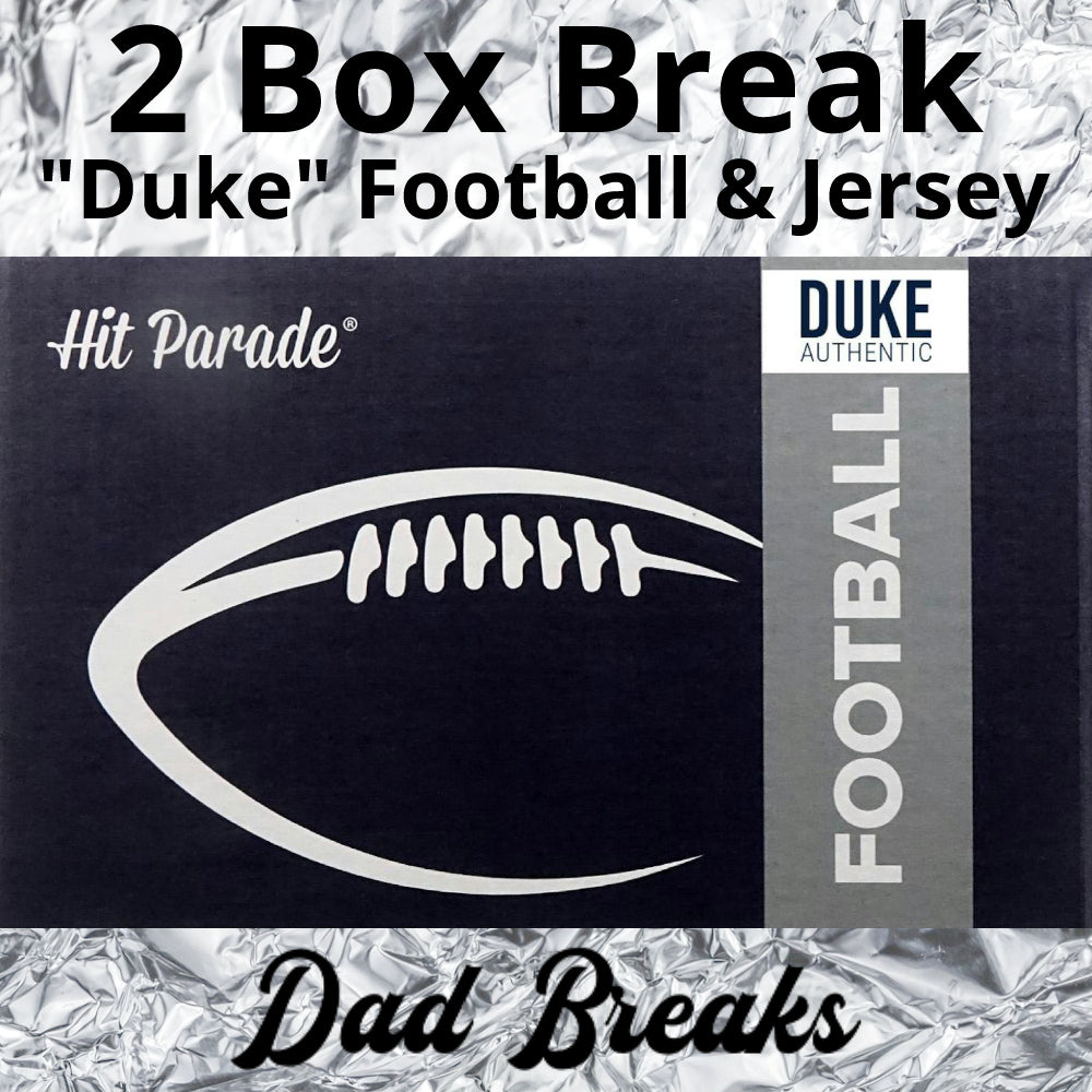 Monday 10/6: Hit Parade AUTHENTIC Duke Football & Jersey LIVE BOX BREAK (Pick Your Team)