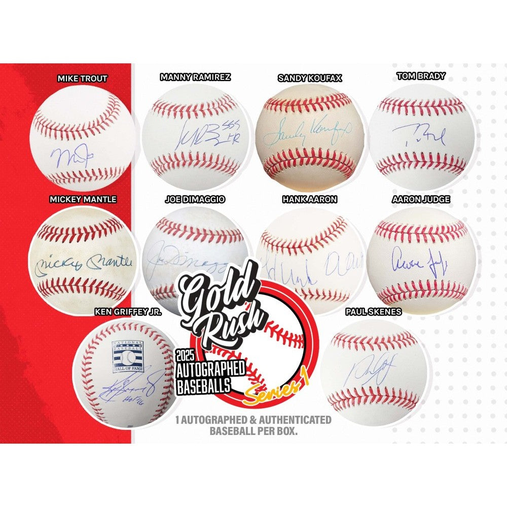 Tuesday 9/2: Baseball Bat & 2 Gold Rush Baseballs LIVE BOX BREAK (Pick Your Team)