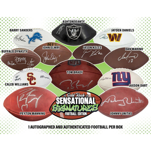 Monday 8/3: Gold Rush Football + Mini-Helmet + Jersey LIVE BOX BREAK (Pick Your Team)