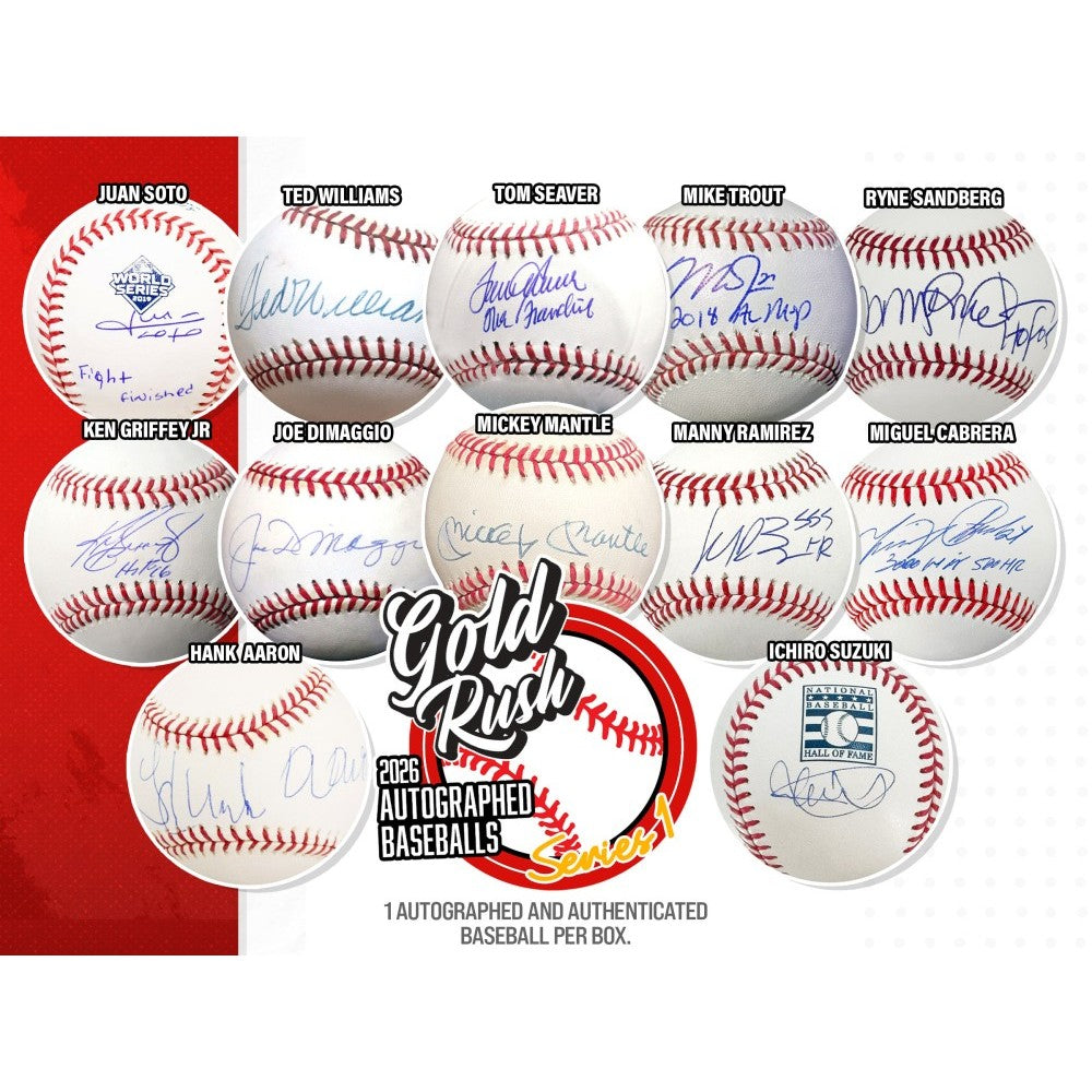 Wednesday 6/10: Baseball Bat & 2 Gold Rush Baseballs LIVE BOX BREAK (Pick Your Team)