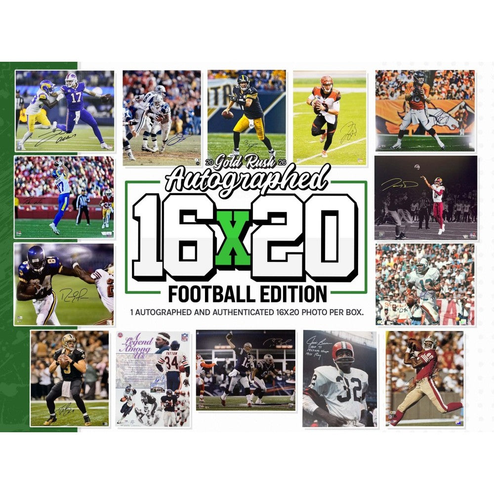 Friday 6/5: Gold Rush 16x20 Photo + Mini-Helmet + Jersey LIVE BOX BREAK (Pick Your Team)