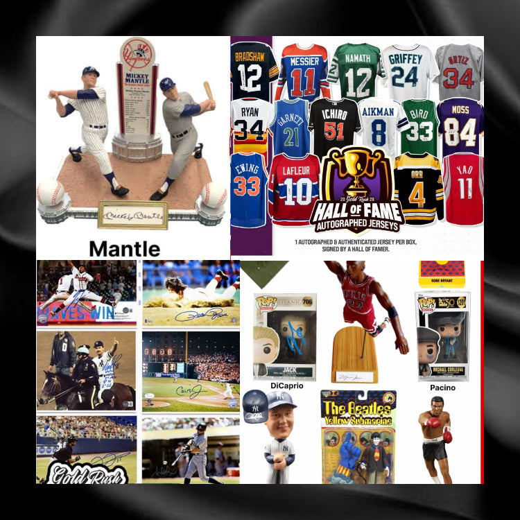 Friday 3/13: Multi-Sport: 1 Figurine + 1 Jersey + 1 Photo LIVE BOX BREAK (Random Letter)