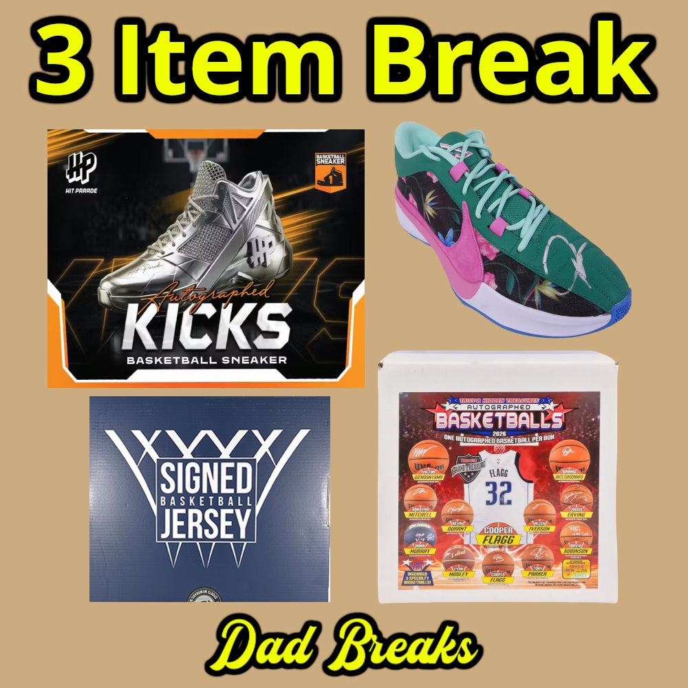 Friday 9/4: 1 Sneaker + 1 Basketball + 1 Jersey LIVE BOX BREAK (Random Team)