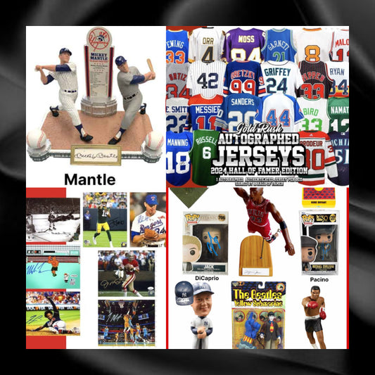 Friday 10/11: Multi-Sport: 1 Figurine + 1 Jersey + 1 Photo LIVE BOX BREAK (Random Letter)