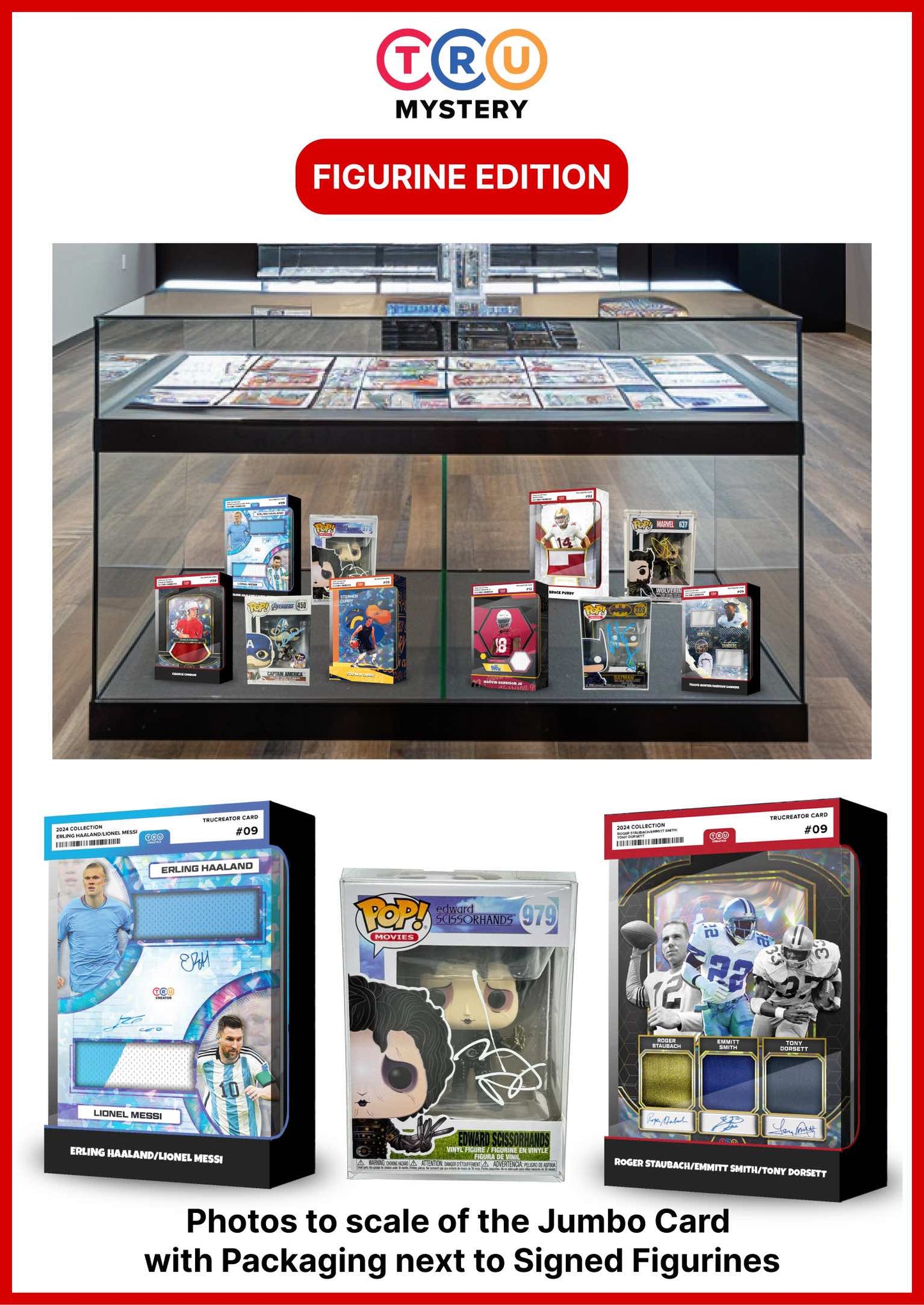 Friday 10/11: Multi-Sport: 1 Figurine + 1 Jersey + 1 Photo LIVE BOX BREAK (Random Letter)