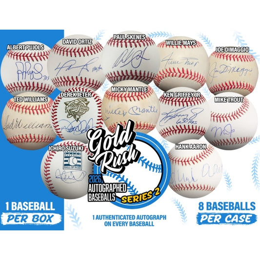 Tuesday 8/18: Baseball Bat & 2 Gold Rush Baseballs LIVE BOX BREAK (Pick Your Team)