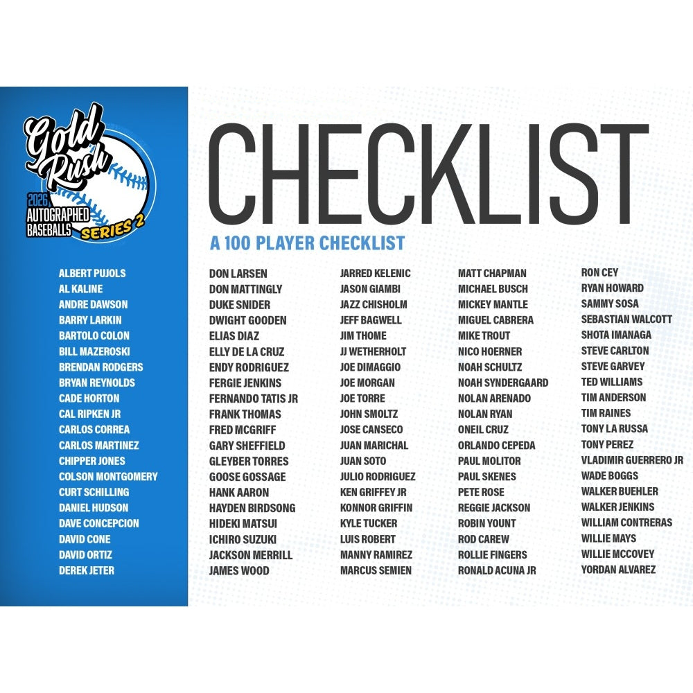 Tuesday 8/18: Baseball Bat & 2 Gold Rush Baseballs LIVE BOX BREAK (Pick Your Team)