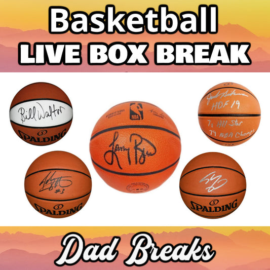 Tuesday 6/2: Full-Size Basketball LIVE BOX BREAK (Pick Your Division)