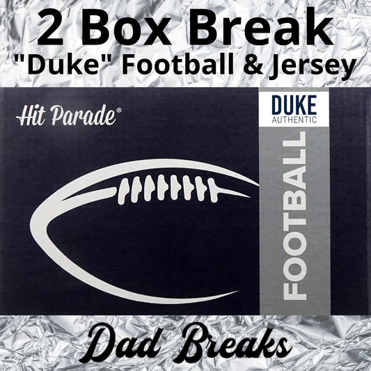 Monday 10/6: Hit Parade AUTHENTIC Duke Football & Jersey LIVE BOX BREAK (Pick Your Team)