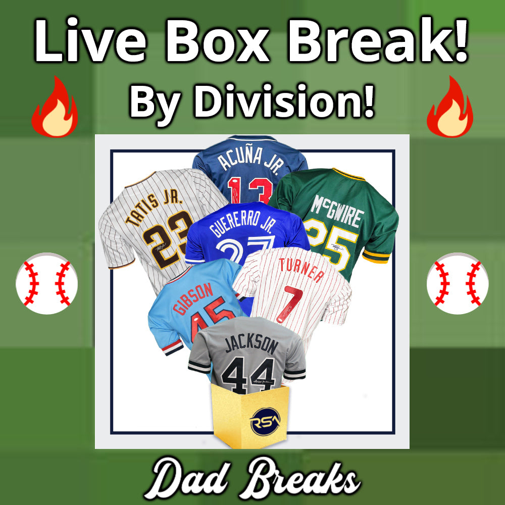 Tuesday 12/2: Baseball Jersey LIVE BOX BREAK (Pick Your Division)