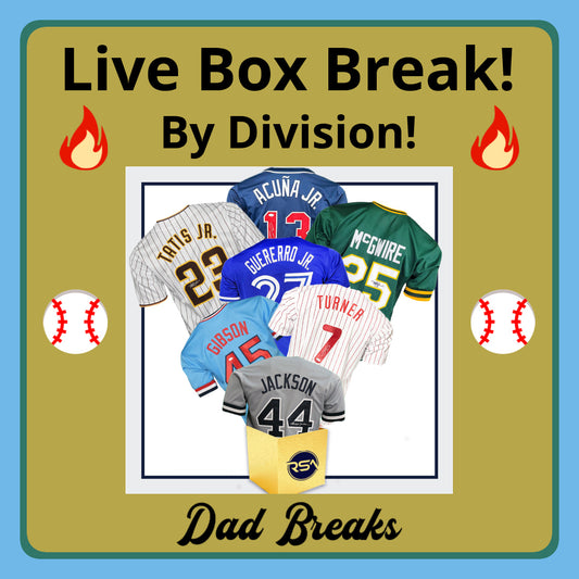 Friday 1/16: Baseball Jersey LIVE BOX BREAK (Pick Your Division)