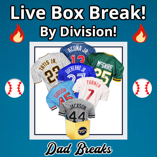Friday 12/5: Baseball Jersey LIVE BOX BREAK (Pick Your Division)