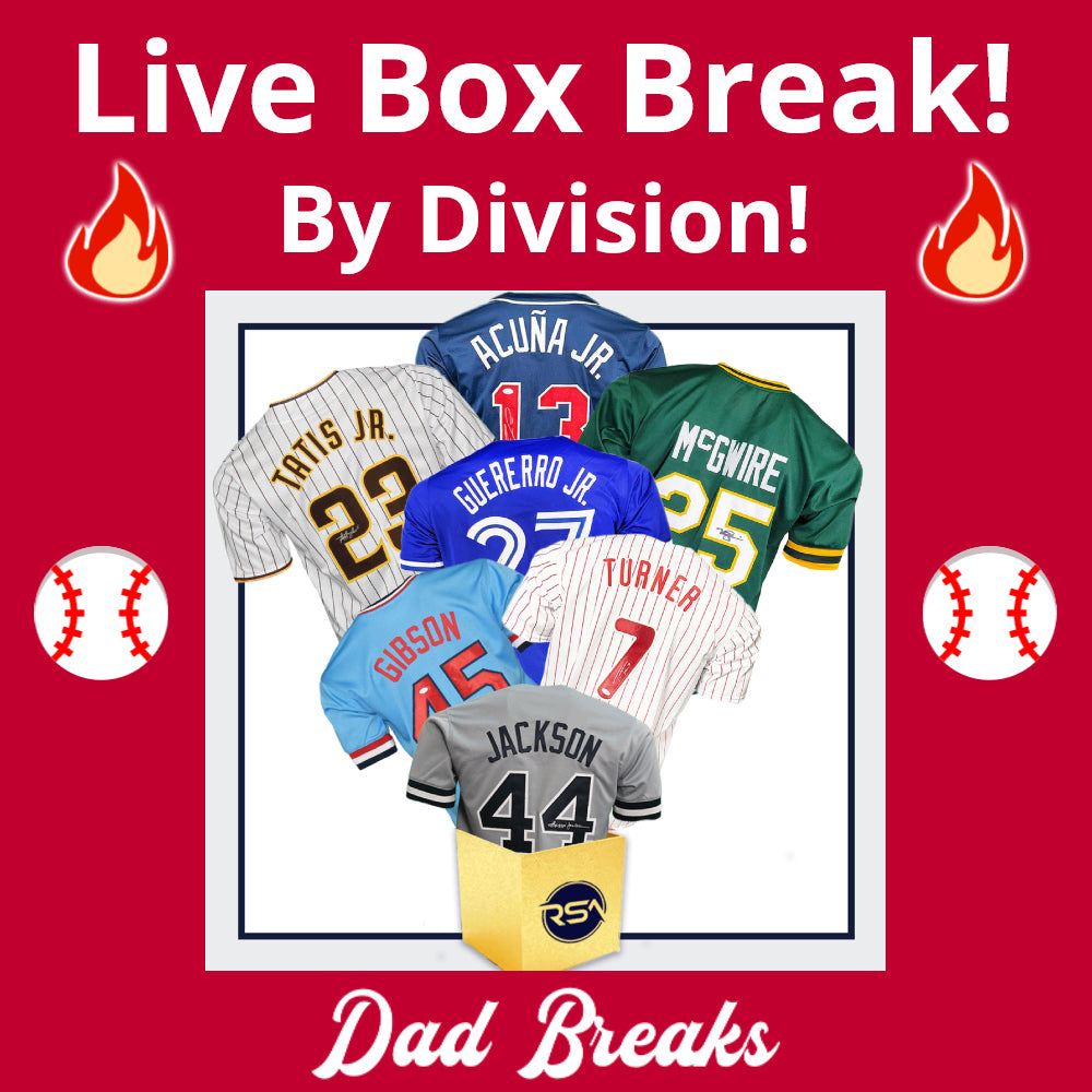 Friday 2/27: Baseball Jersey LIVE BOX BREAK (Pick Your Division)