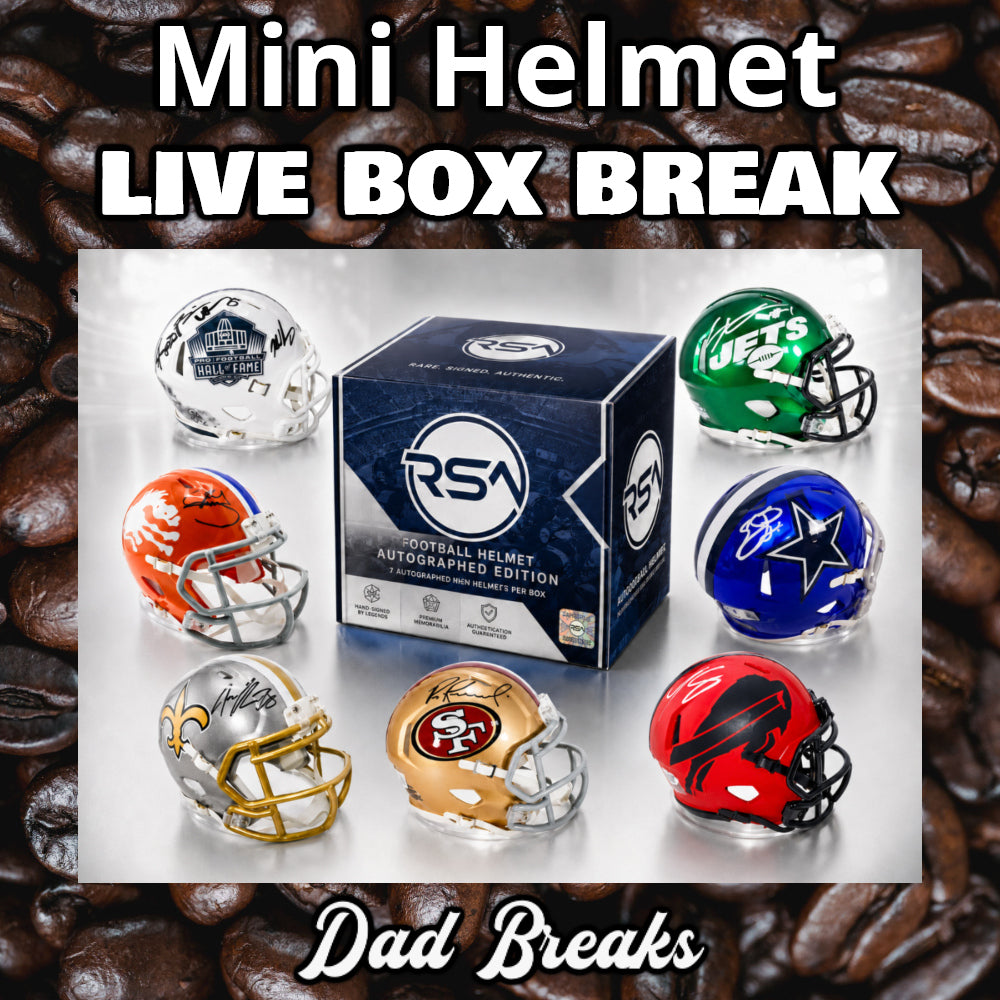 Friday 8/21: Football Mini-Helmet LIVE BOX BREAK (Pick Your Division)