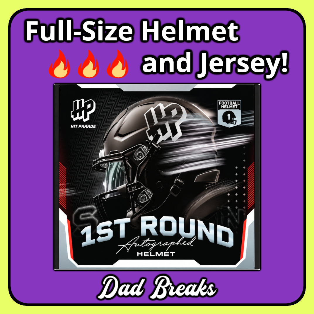 Friday 10/30: Hit Parade Full-Size Helmet & Jersey LIVE BOX BREAK (Pick Your Team)