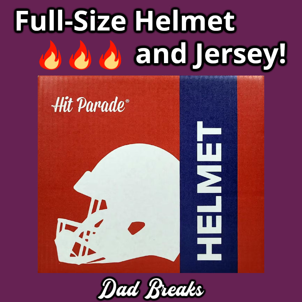 Friday 12/27: Hit Parade Full-Size Helmet & Jersey LIVE BOX BREAK (Pick Your Team)