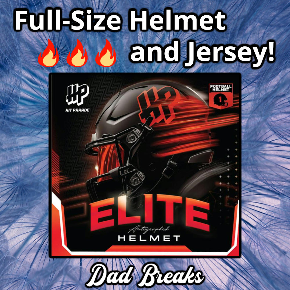Monday 8/3: Hit Parade Full-Size Helmet & Jersey LIVE BOX BREAK (Pick Your Team)