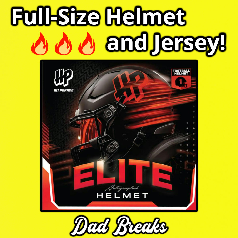 Tuesday 8/25: Hit Parade Full-Size Helmet & Jersey LIVE BOX BREAK (Pick Your Team)