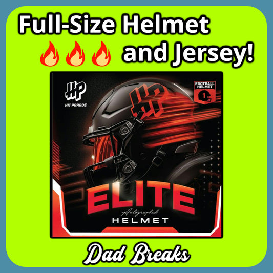Friday 2/20: Hit Parade Full-Size Helmet & Jersey LIVE BOX BREAK (Pick Your Team)