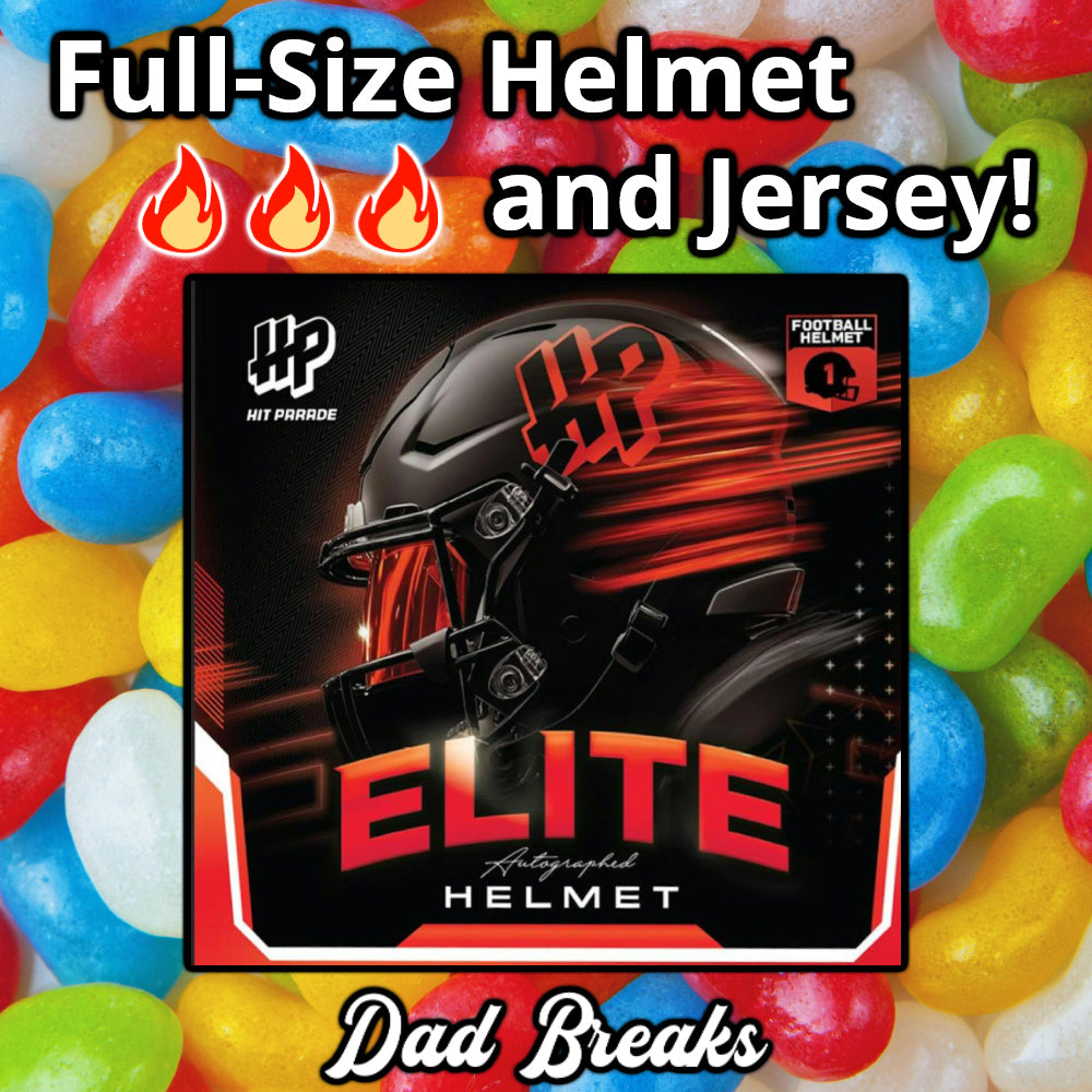 Thursday 8/6: Hit Parade Full-Size Helmet & Jersey LIVE BOX BREAK (Pick Your Team)