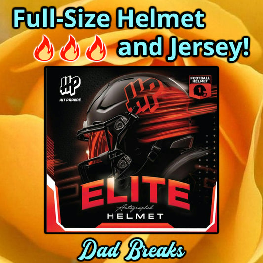 Monday 6/29: Hit Parade Full-Size Helmet & Jersey LIVE BOX BREAK (Pick Your Team)