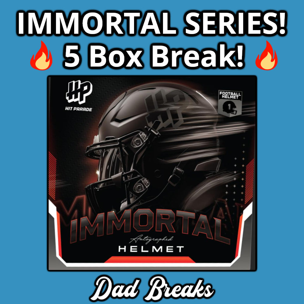 Friday 9/4: Hit Parade Immortal AUTHENTIC Full-Size Helmet + 2 Jerseys + 2 Photos LIVE BOX BREAK (Pick Your Team)