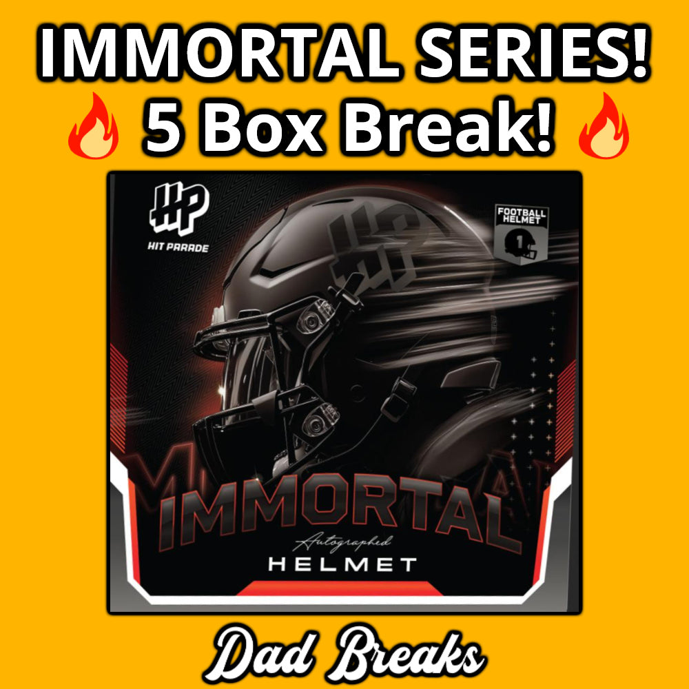 Friday 9/11: Hit Parade Immortal AUTHENTIC Full-Size Helmet + 2 Jerseys + 2 Photos LIVE BOX BREAK (Pick Your Team)