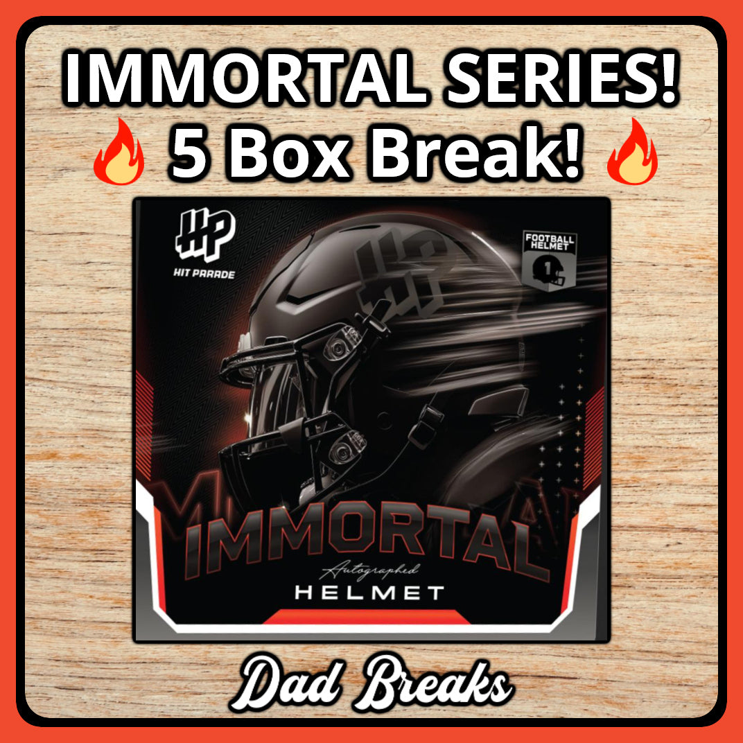 Friday 10/9: Hit Parade Immortal AUTHENTIC Full-Size Helmet + 2 Jerseys + 2 Photos LIVE BOX BREAK (Pick Your Team)