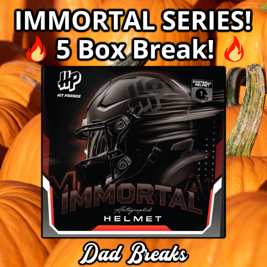 Friday 9/25: Hit Parade Immortal AUTHENTIC Full-Size Helmet + 2 Jerseys + 2 Photos LIVE BOX BREAK (Pick Your Team)