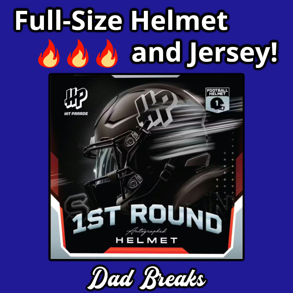 Friday 1/16: Hit Parade 1st Round Full-Size Helmet & Jersey LIVE BOX BREAK (Pick Your Team)