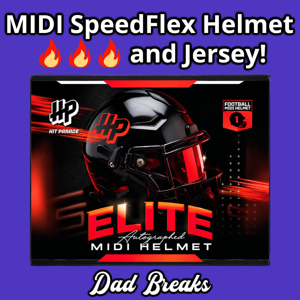 Friday 11/6: Hit Parade MIDI SpeedFlex Helmet & Jersey LIVE BOX BREAK (Pick Your Team)