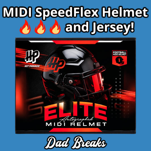 Friday 10/30: Hit Parade MIDI SpeedFlex Helmet & Jersey LIVE BOX BREAK (Pick Your Team)