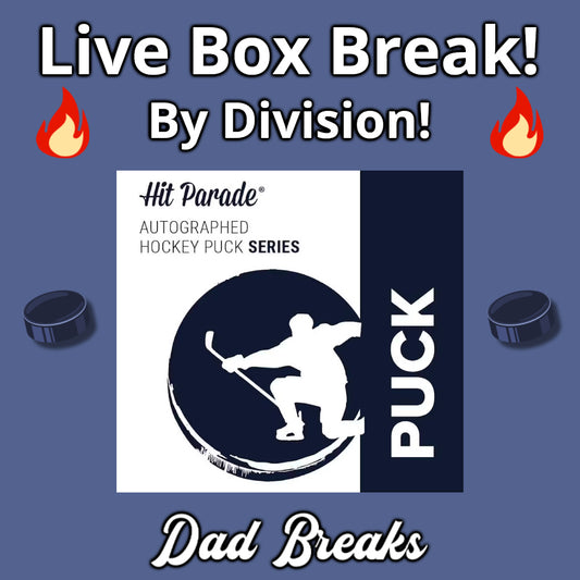 Tuesday 9/2: Hockey Puck LIVE BOX BREAK (Pick Your Division)