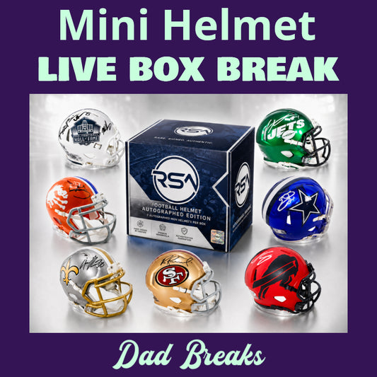 Friday 9/4: Football Mini-Helmet LIVE BOX BREAK (Pick Your Division)
